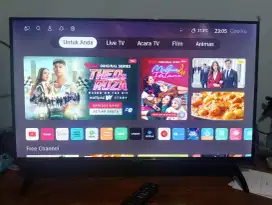 dijual smart tv coocaa 32in sdh bs youtobe