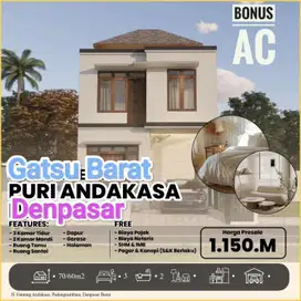 Jual Rumah cluster Onegate Area Muding Kerobokan Denpasar Barat Bali