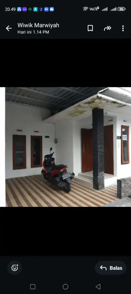 Dijual rumah Lt 66 lb 33