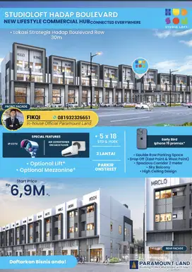 Hudson Studio Loft Komersil Hadap Boulevard Utama