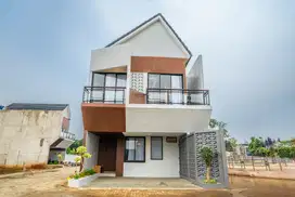 DIJUAL RUMAH PONDOK CABE BEBAS BIAYA PINGGIR JALAN DEKAT PINTU TOL