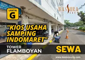 Sewa Kios Usaha Samping Indomaret Apartemen Bassura City