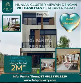 Wow rumah mewah 3lt di Jakarta Barat hny 10 menit dr Puri Indah Mal