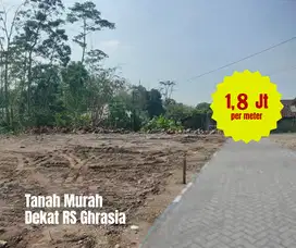 Tanah Sleman Murah, Jl Cangkringan, Dekat Pintu Tol Kalasan