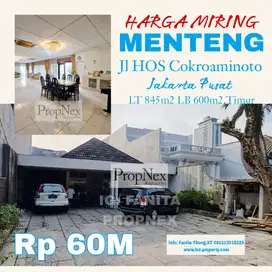 Harga miring dijual rumah komersil di Menteng, Jl HOS Cokroaminoto,Jak