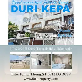MURAH Dijual rumah bgs di Duri Kepa,JakBar LT 123m2 LB 270m2,4lt,