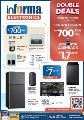 Promo kulkas sharp 2 pintu murah