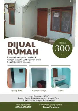 Rumah 50m² Blimbing Malang