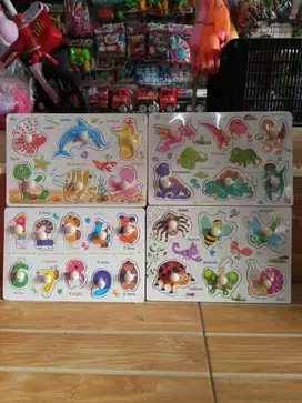 mainan anak puzzle pin edukasi anak