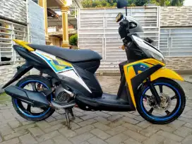 Yamaha Mio 125 blucore lengkap motor sehat keterangan detail dibawah