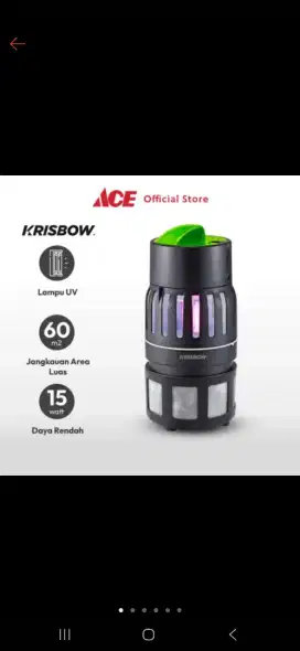 Krisbow Perangkap Nyamuk UV Sedot