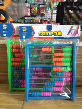 mainan anak sempoaa untuk belajar menghitung