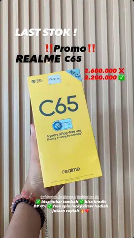 PROMO LAST STOK REALME C65 8/256