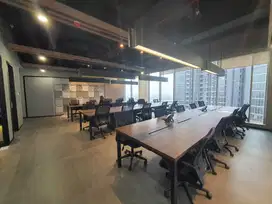 Sewa Office Gold Coast PIK luas 164m full furnish sea view BAGUS