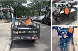 Dijual motor tiga roda merk Nozomi tahun 2010 warna hitam