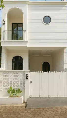 Jual rumah bangunan baru american style modern