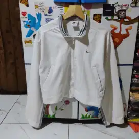 Jaket Tracktop vintage NIKE 90s white colour Size S
