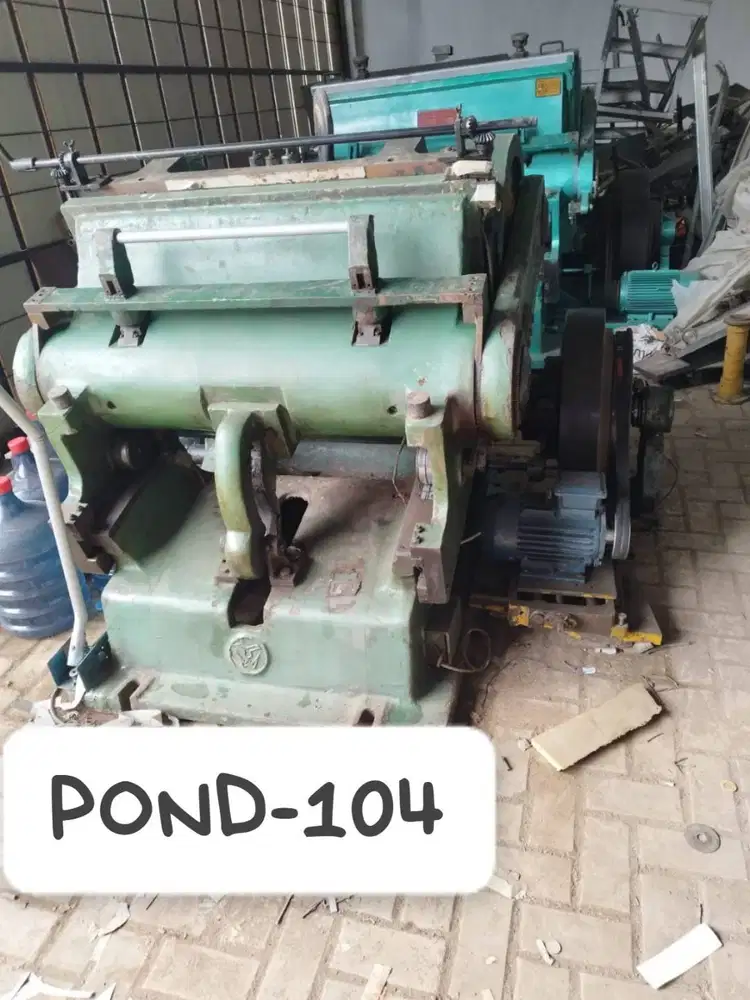 Mesin pond kupu kupu pon diecut ukuran 104 kondisi bagus siap pakai
