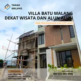 Villa Kota Batu view bagus, dekat Jatim Park dan alun alun Kota Batu