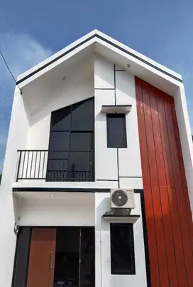 Rumah 3 kamar tidur dengan konsep 2 lantai