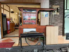 Dijual Gerobak Sate Kayu Jati