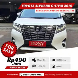 Toyota Alphard G ATPM 2016 Putih