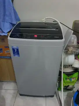 Dijual Mesin Cuci Merk AQUA AQW-77D Top Loading