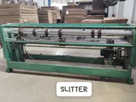 Mesin slitter potong kardus dus gelombang uk 240 cm taiwan