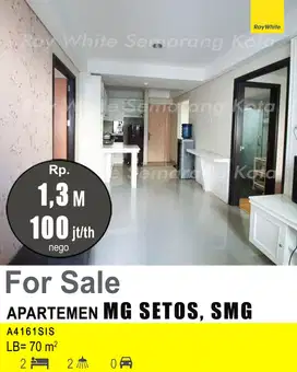DIJUAL DAN DISEWAKAN APARTMENT MG SETOS SEMARANG A4161