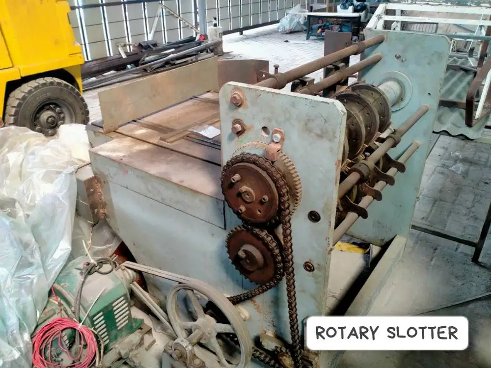 Mesin rotary sloter kardus gelombang ukuran 120 cm