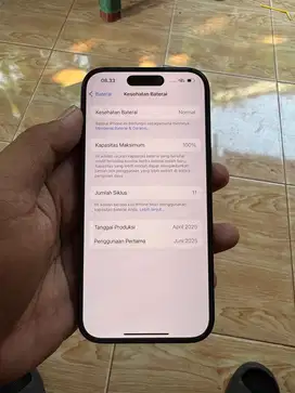 iPhone 15 128GB Garansi Resmi iBox Garansi Juni 2026 BH 100%