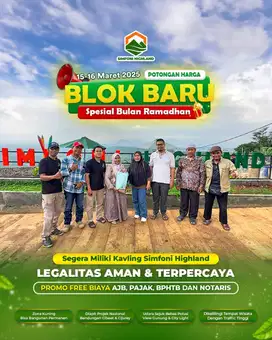 Dijual Kavling Zona Kuning Hanya 30 Menit ke pintu tol di Puncak Dua