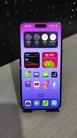 iPhone 15 Pro Max 256gb iBox BH91% tangan pertama dari baru