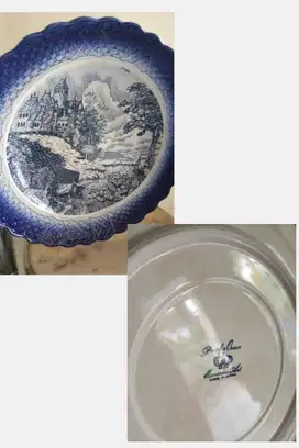 Porselen Piring Besar 40cm Pajangan Antik Handmade Japan