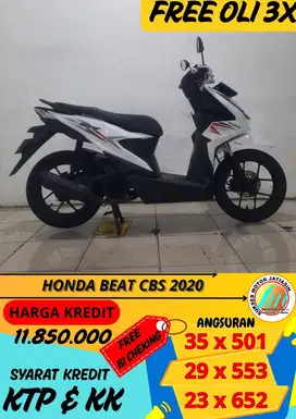 HONDA BEAT CBS 2020 bisa cash dan kredit