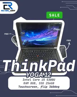 Lenovo ThinkPad Yoga 12 - Intel Core i5 gen 5, 8GB RAM