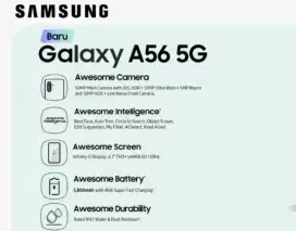SAMSUNG GALAXY A56 12/256 MURAH BISA KREDIT BANYAK BONUS
