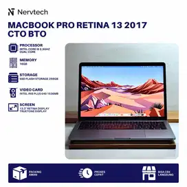 Macbook Pro Retina 13 2017 CTO BTO Space Gray Core i5 16GB/256GB