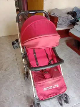 Stroller pliko rangka aluminium