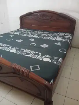 Dipan Jati ( gratis kasur Spon )
