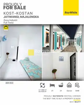 Jual Kost-Kostan SHM Termurah Full Terisi di Zona Industri Majalengka