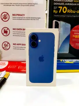 KREDIT MURAH DP 0 IPHONE 16 128 GB NEW SEGEL GARANSI RESMI IBOX