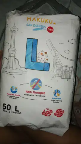 Pamper makuku L isi 50