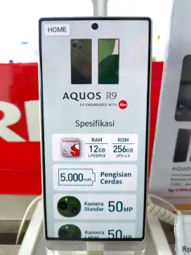 Sharp Smartphone AQUOS R9 FREE TWS! Garansi Resmi