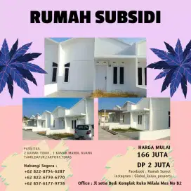 Dijual perumahan subsidi batang kuis DP 2 JUTA