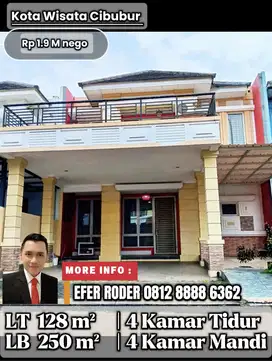 Bangunan besar kondisi siap huni depan taman - Bisa KPR