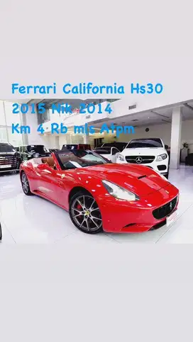Ferrari California Hs30 2015 Nik14 Red on beige Siap Pakai
