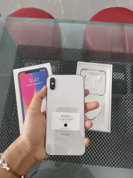 IPHONE X 256GB  95%BH ORI FULSET NO MINUS