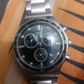 Jam tangan Swatch Chrono Irony at Night YVS495G like new