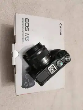 Canon m3 lengkap mulus like new